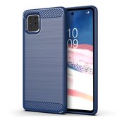 Pokrowiec Carbon Case niebieski do Samsung Galaxy Note 10 Lite