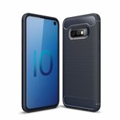 Pokrowiec Pokrowiec Carbon Case niebieski do Samsung Galaxy S10e