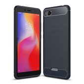 Pokrowiec Carbon Case niebieski do Xiaomi Redmi 6A