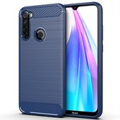 Pokrowiec Carbon Case niebieski do Xiaomi Redmi Note 8T