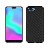 Pokrowiec Carbon Fiber czarny do Huawei Honor 10