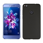 Pokrowiec Carbon Fiber czarny do Huawei P8 Lite (2017)