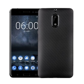 Pokrowiec Carbon Fiber czarny do Nokia 6