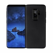 Pokrowiec Carbon Fiber czarny do Samsung Galaxy S9 Plus