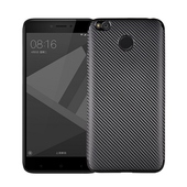 Pokrowiec Carbon Fiber czarny do Xiaomi Redmi 4X