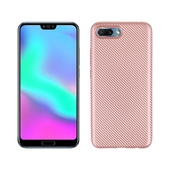 Pokrowiec Carbon Fiber r�owy do Huawei Honor 10