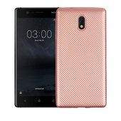 Pokrowiec Carbon Fiber r�owy do Nokia 3