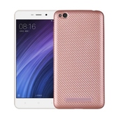 Pokrowiec Carbon Fiber r�owy do Xiaomi Redmi 4A