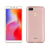 Pokrowiec Carbon Fiber r�owy do Xiaomi Redmi Note 5