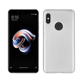 Pokrowiec Carbon Fiber srebrny do Xiaomi Redmi A2