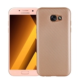 Pokrowiec Carbon Fiber z�oty do Samsung Galaxy A5 (2017)