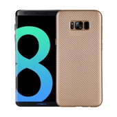 Pokrowiec Carbon Fiber z�oty do Samsung Galaxy S8
