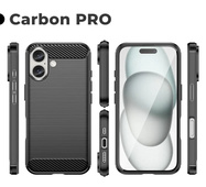 Pokrowiec Carbon Pro czarny do Apple iPhone 16