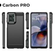 pokrowiec Pokrowiec Carbon Pro czarny do Motorola Moto G55 5G