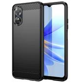 Pokrowiec Carbon Pro czarny do Oppo A17