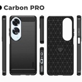 Pokrowiec Carbon Pro czarny do Oppo A60