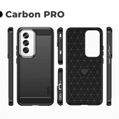 etui silikonowe Pokrowiec Carbon Pro czarny do Oppo Reno 12 5G