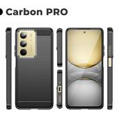 Pokrowiec Carbon Pro czarny do Realme 14x 5G