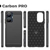 etui pancerne Pokrowiec Carbon Pro czarny do Realme C55