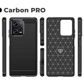 etui  mocne Pokrowiec Carbon Pro czarny do Xiaomi Redmi Note 13 5G