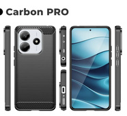 Pokrowiec Carbon Pro czarny do Xiaomi Redmi Note 14 5G