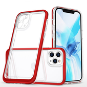 Pokrowiec Clear 3w1 czerwony do Apple iPhone 11 Pro Max
