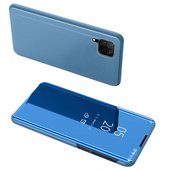 etui ze wzorem Pokrowiec Clear View niebieski do Huawei P40 Lite