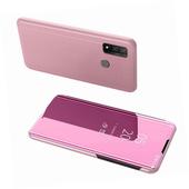 etui inteligentne Etui zamykane z klapk� Clear View Cover r�owy do Huawei P Smart 2020