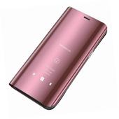 etui inteligentne Etui zamykane z klapk� Clear View Cover r�owy do Huawei P20 Lite