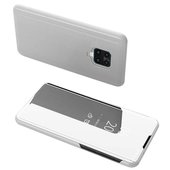 etui inteligentne Pokrowiec Clear View srebrny do Xiaomi Redmi Note 9S
