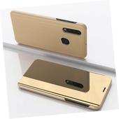 Etui zamykane z klapk� Clear View Cover z�oty do Samsung Galaxy A50s