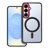 etui  magsafe Pokrowiec Color Edge Mag Cover MagSafe czarno-czerwony do Samsung Galaxy S25