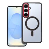 etui  magsafe Pokrowiec Color Edge Mag Cover MagSafe czarno-czerwony do Samsung Galaxy S25 Plus