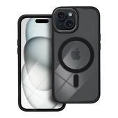 Pokrowiec Color Edge Mag Cover MagSafe czarny do Apple iPhone 15
