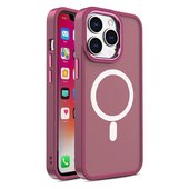 Pokrowiec Pokrowiec Color Matte Case MagSafe burgundowy do Apple iPhone 13