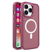 etui  magnetyczne Pokrowiec Color Matte Case MagSafe burgundowy do Apple iPhone 14 Plus