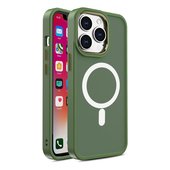 Pokrowiec Color Matte Case MagSafe zielony do Apple iPhone 15 Pro