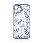 Pokrowiec Design Case Kwiaty ciemnoniebieski do Samsung Galaxy A53 5G