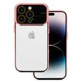 Pokrowiec Electro Lens Case jasnorowy do Apple iPhone 15 Pro Max