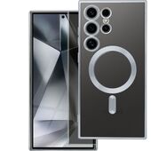 Pokrowiec Electro Mag Cover MagSafe srebrny do Samsung Galaxy A15