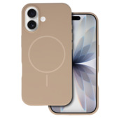 Pokrowiec Etui MagSafe Slim Silicone br�zowy do Apple iPhone 17