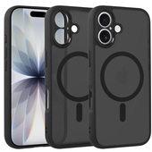 Pokrowiec etui Matte Mag Cover MagSafe czarny do Apple iPhone 17