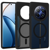 Pokrowiec etui Matte Mag Cover MagSafe czarny do Realme 12 PRO 5G