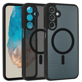 Pokrowiec etui Matte Mag Cover MagSafe czarny do Samsung Galaxy M35 5G