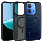 Pokrowiec etui Matte Mag Cover MagSafe czarny do Xiaomi Redmi 15C 4G