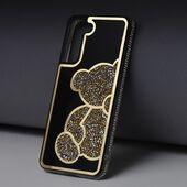 etui na ty� Pokrowiec Etui Teddy Bear z�oty do Xiaomi Redmi Note 14 4G