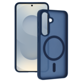 Pokrowiec Etui Tel Protect Aura Matte Magsafe Case granatowy do Samsung Galaxy S25