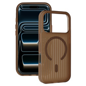 Pokrowiec etui Tel Protect Twist Magsafe Case br�zowy do Samsung Galaxy S25