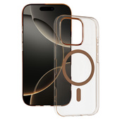 Pokrowiec etui Transparent Slim Magsafe Case br�zowy do Apple iPhone 16 Pro Max