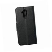 Etui zamykane z klapk� i magnesem Fancy Book czarny do Huawei Mate 20 Lite